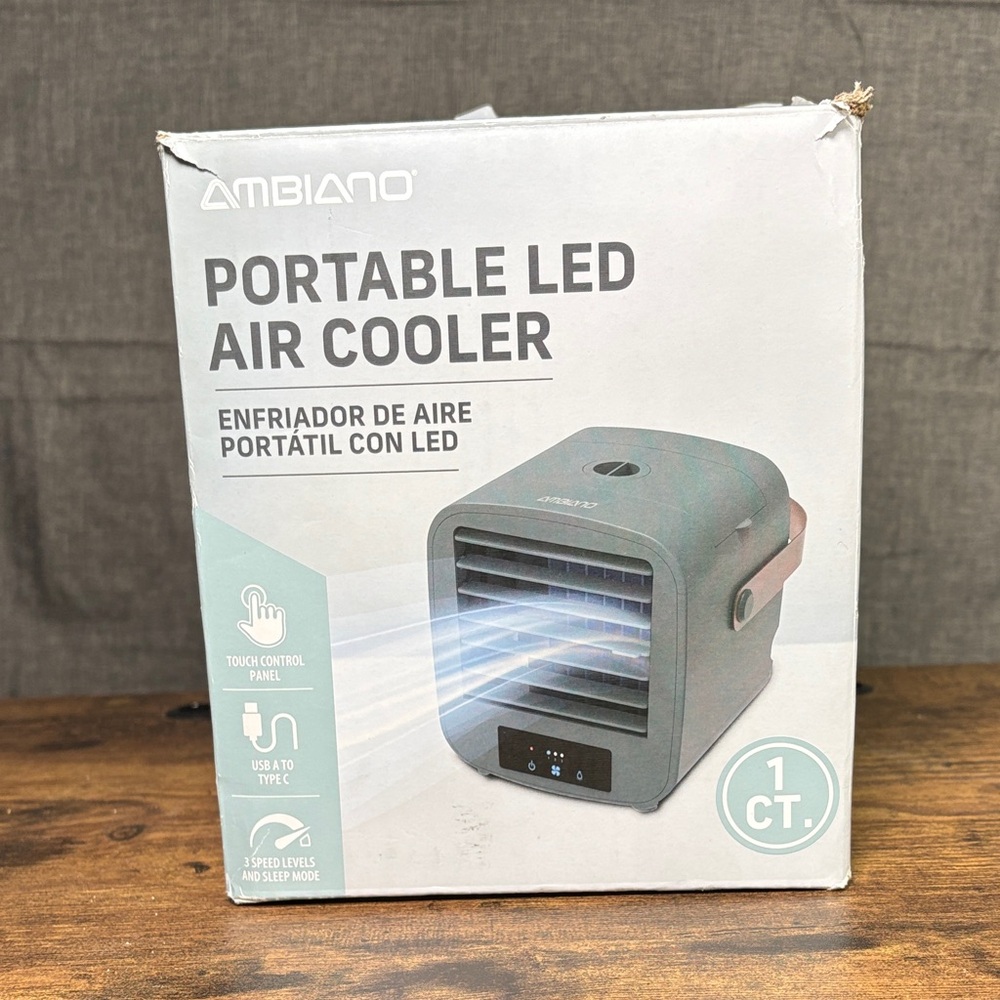 Ambiano Portable LED Air Cooler